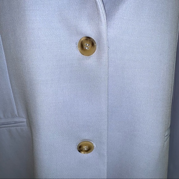 NWT Zara Oversize Straight Cut Blue Blazer Pockets Medium - Picture 7 of 16